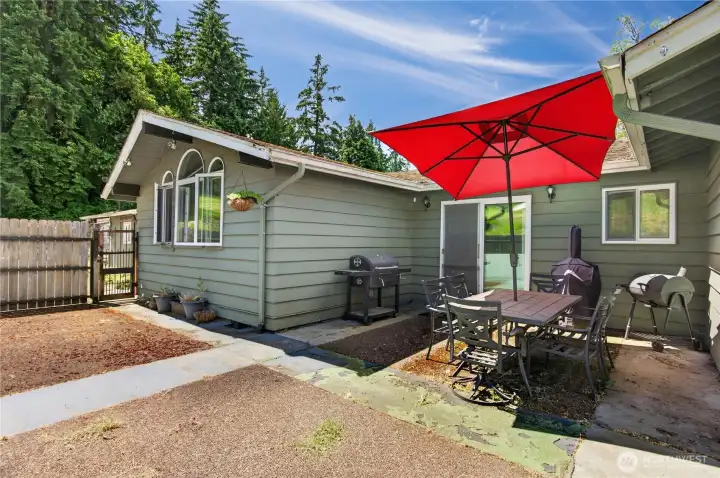 Back patio