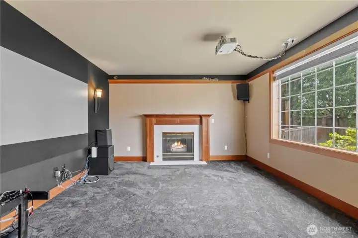 Media Room with Projection System