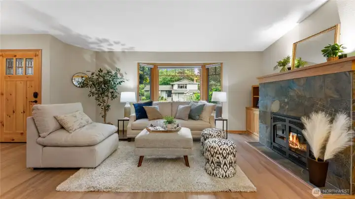 Andersen wood windows are just one of the many quality features used in the construction of the home.