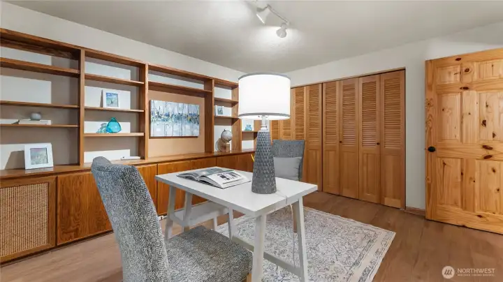 Another view of the main floor bedroom.