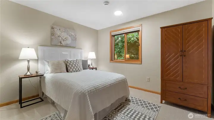 Another of the secondary bedrooms located upstairs.