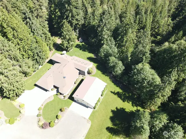 Over 6 acres of privacy! This house has it ALL!