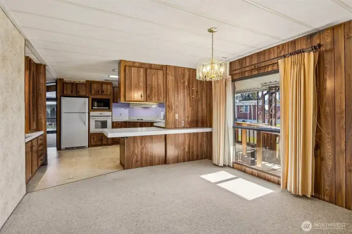 Dining area or space for another living room