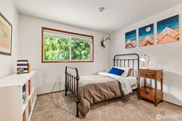 Secondary bedroom number three with lots of natural light and ample storage space.