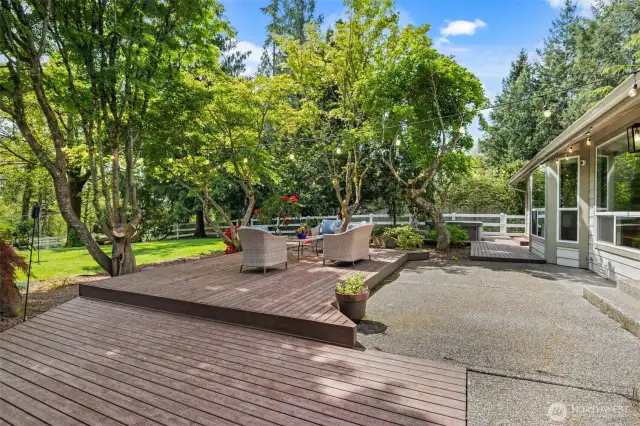 Enjoy sunset skies from your 2022-updated deck and hot tub—your personal backyard retreat.