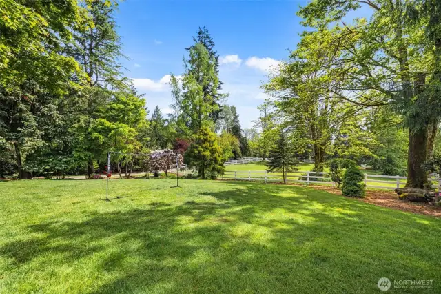 Peaceful open space perfect for animals, gardening, or play—fully fenced and beautifully maintained.