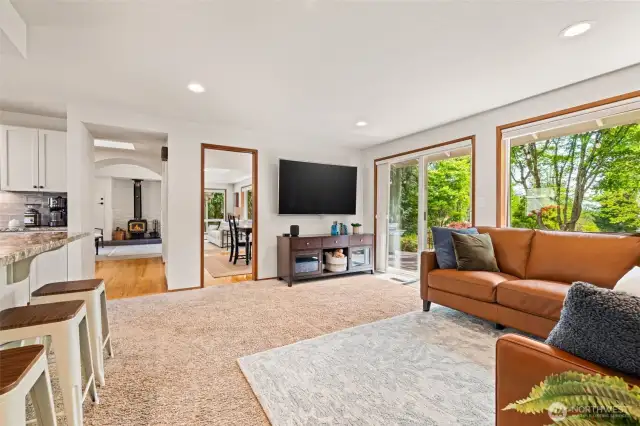 Family room/ den area off the kitchen.