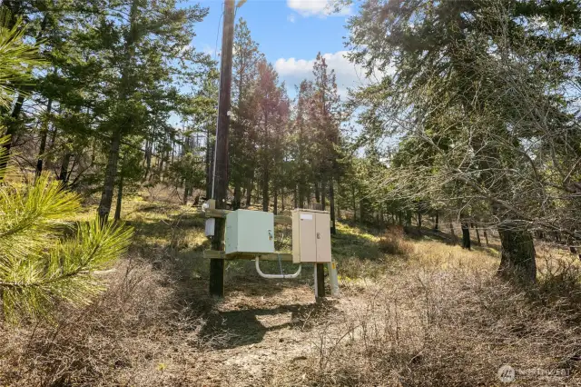 Power on the property.