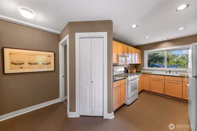 Lots of closets and pantry storage