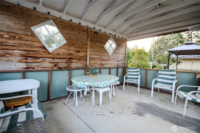 Covered Gazebo with seating