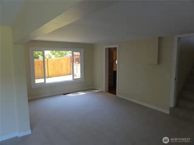 Formal dining room off kitchen
