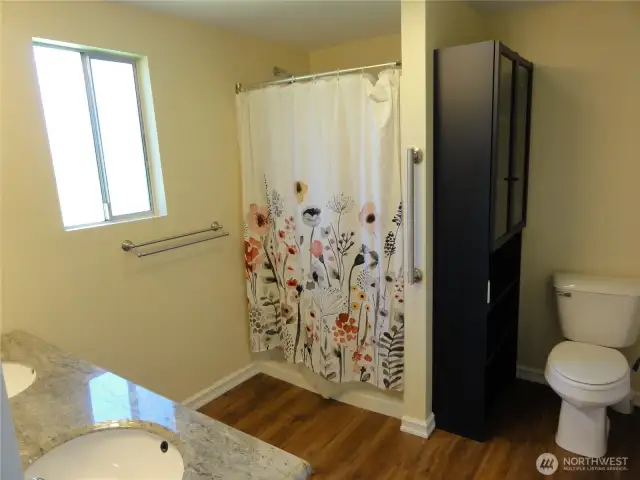 Primary bathroom off bedroom