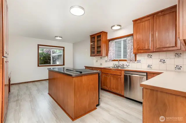 Kitchen with dining nook