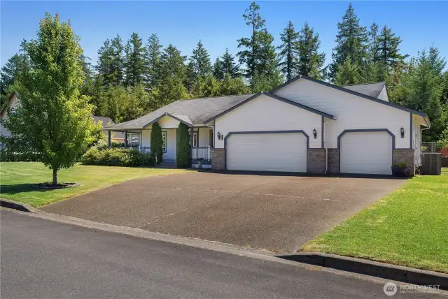 Triple car garage for all your stuff!