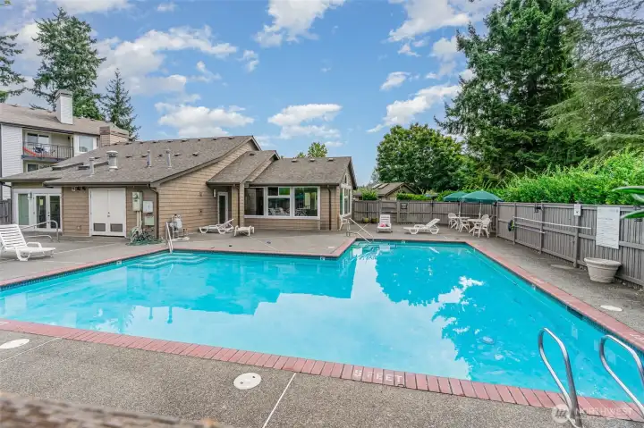 Pool and clubhouse for entertaining and special events