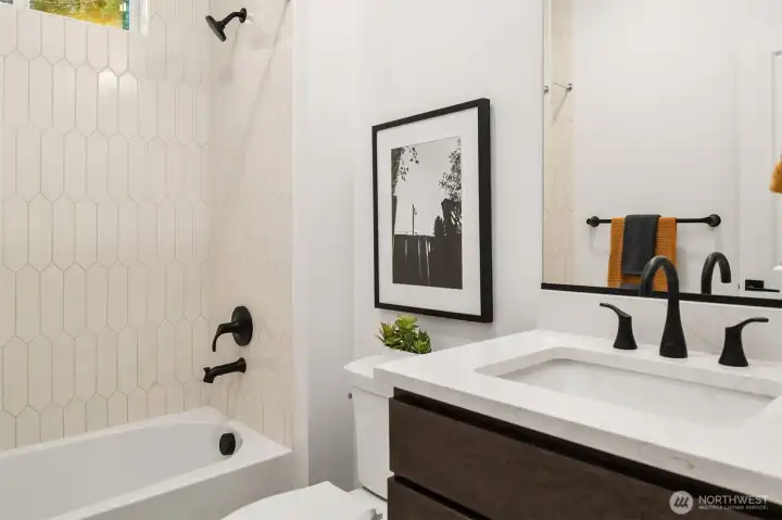 Main level guest bathroom