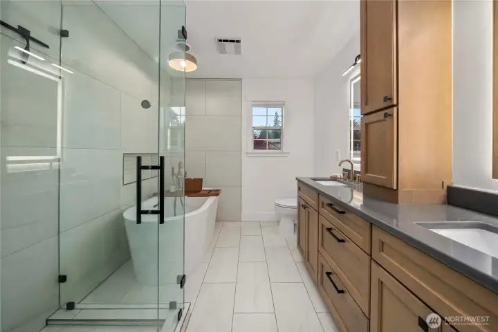 Freshly redone bathroom