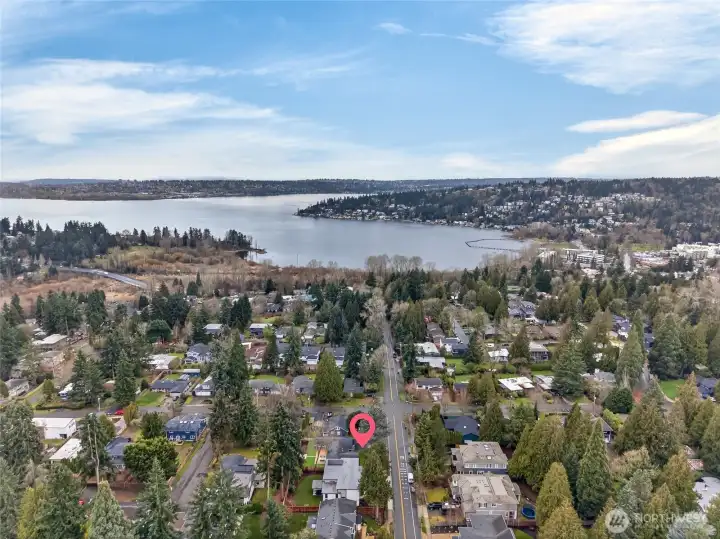 Located steps from Juanita Bay park and the Cross Kirkland Corridor trail