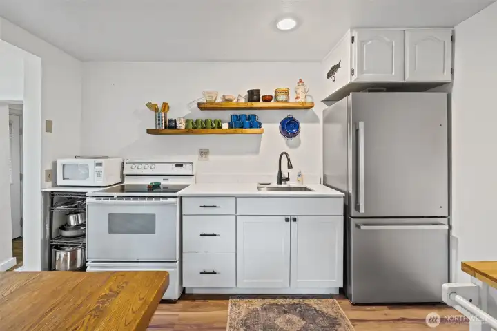 Mallard Duck - Main cabin kitchen