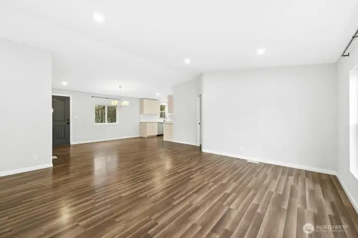 Spacious living room.