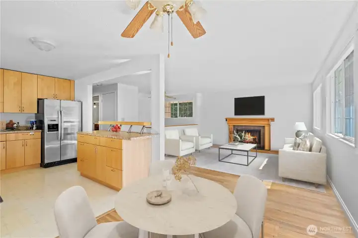 Living Room Virtually Staged