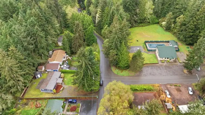 Clubhouse and all amenities are just across the street!!