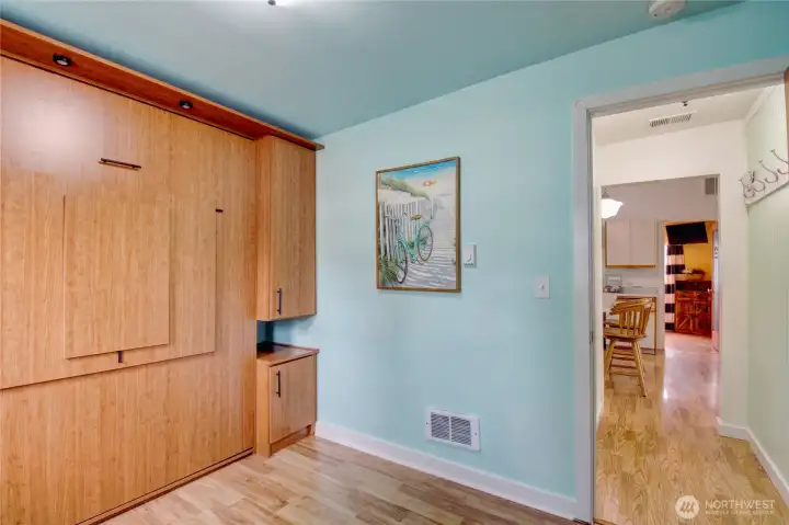 Murphy bed /desk (bdrm 2)