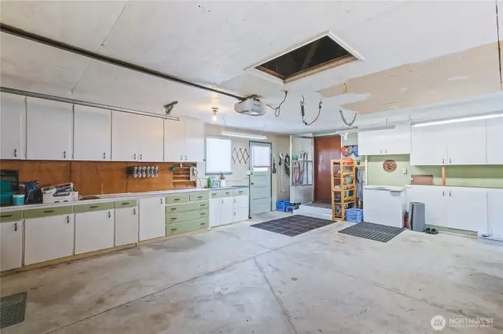 Built in Cabinets & Workbench