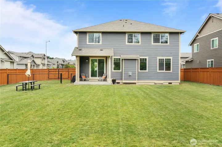 5-bedroom Stanwood WA home with large backyard, covered patio, and private outdoor living space 5-bedroom Stanwood WA home with large backyard, covered patio, and private outdoor living space