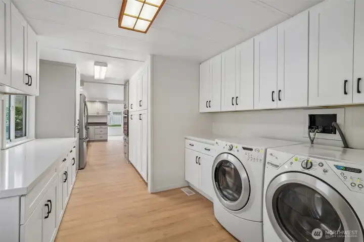 All new cabinets washer and dryer included