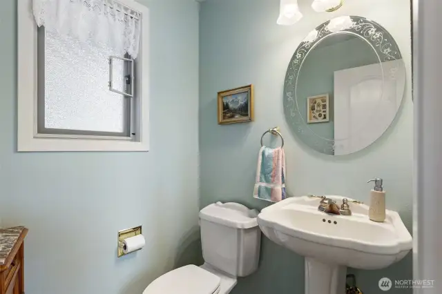 Powder room downstairs