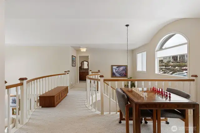 Loft, game/reading nook