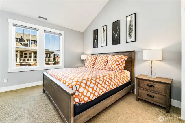 Upper level queen bedroom