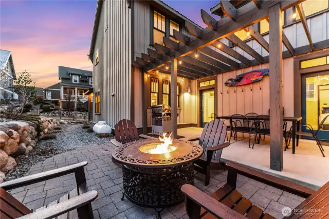 Private patio