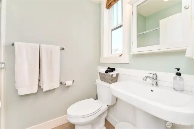 Main floor powder bath