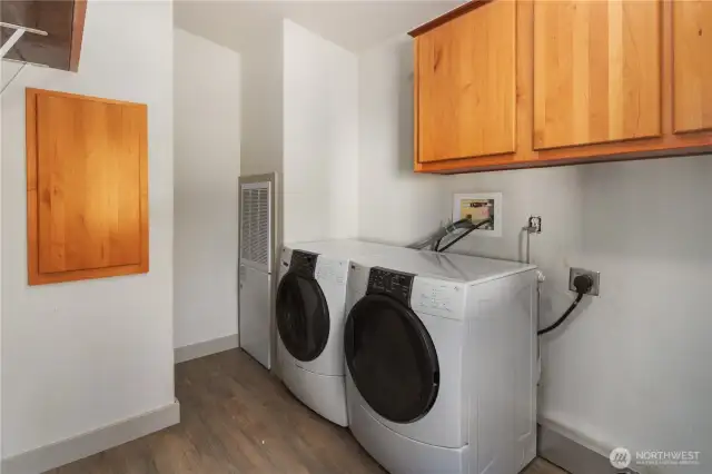 Utility with space for small desk
