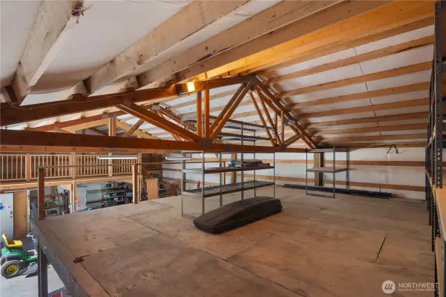 Loft #1 with lots of shelving