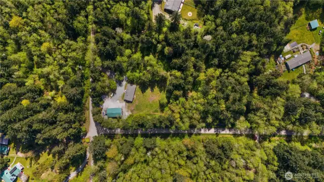 Over 1/2 of the property is fenced.