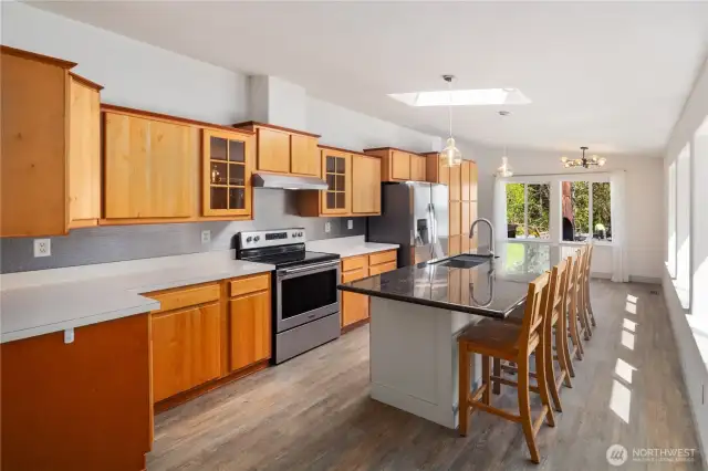 Solid wood cabinets
