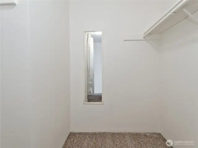 Primary walk in closet