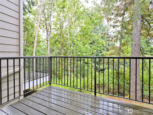 Deck off living room