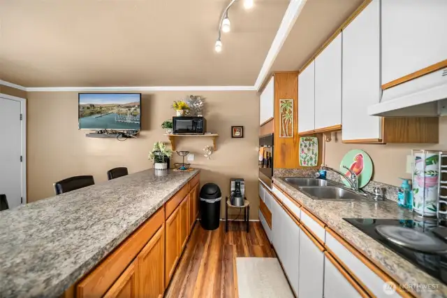 Modernized Cooks Kitchen