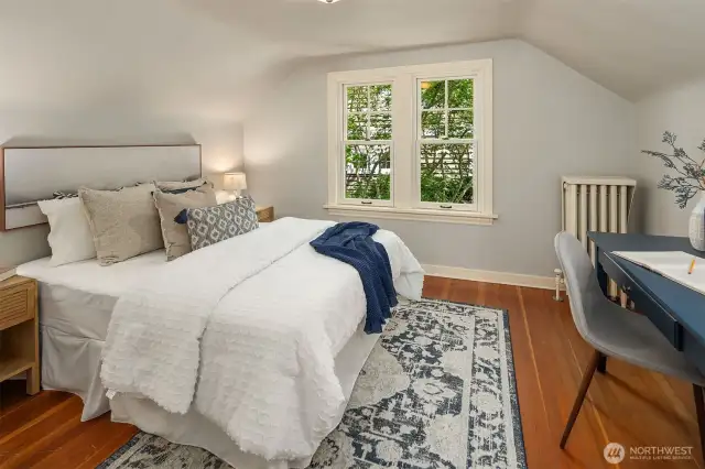 One of 4 bedrooms upstairs