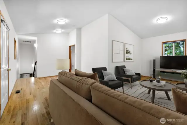 Rec Room* Virtually Staged