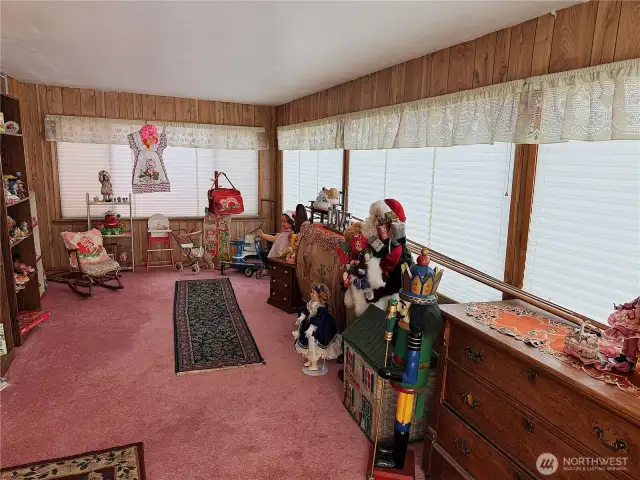 Stepping in to your solarium with an abundant amount of natural light. So many options with this room off the kitchen area