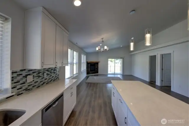Great Room showing dining area and living room