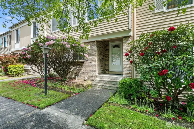 Covered front entry