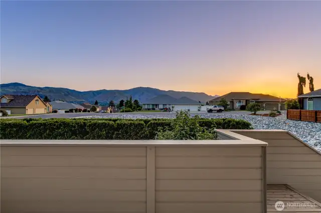 unobstructed view off patio