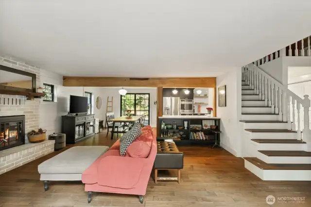 Open Living includes Living, Dining, and Kitchen with Eating Space.