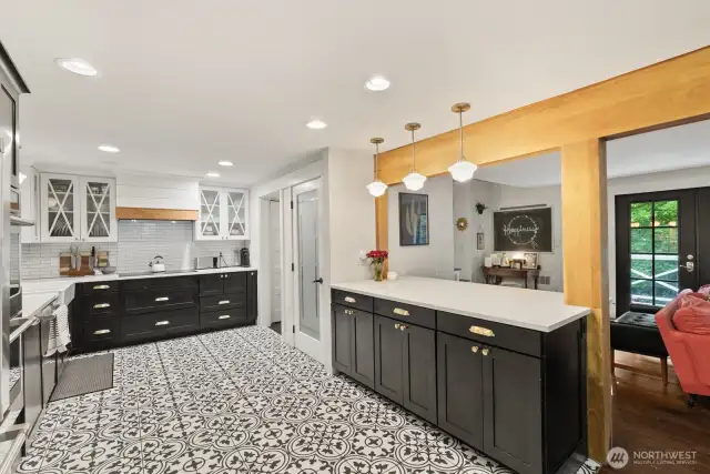 Kitchen with Eating Space.